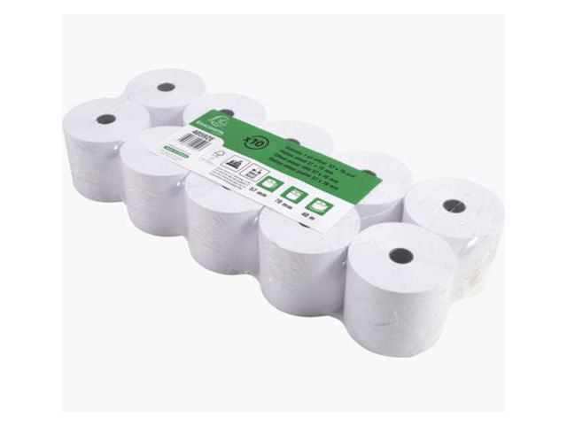 Kvittorulle 57x70x12mm 40m